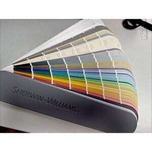 Sherwin Williams Colorsnap Paint Color Swatch Fan Deck 2015 Complete Sample